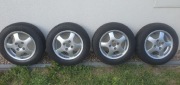 4x 14 cali 4x100  ET 38 6JX14H2  Alufelgi  opony lato 7mm 2022 rok  WYSYŁKA