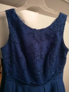 Sukienka szafirowa M wesele