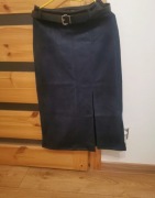 Nowa zamszowa spodnica damska rozm M z paskiem Modna Kiecka 