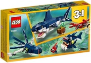Klocki LEGO 31088 Creator 3w1 Morskie Zwierzęta Zestaw Rekin Budowanie