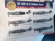 Bf 109 G+6 Italian Aces Italeri 2719 1:48 6 wersji kalkomanie