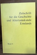 ZGAE Zeitschrift für die Geschichte und Altertumskunde Ermlands,  Band 4