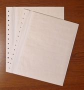 Leuchtturm Alpha 319474 - Biała karta klaserowa na znaczki pocztowe