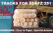 Drukowane gąsienice do modeli Sdkfz 251 w 1:72 - HASEGAWA/FtF/Special Armor