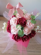 Elegancki bukiet Flower Box Prezent na Dzień Kobiet