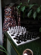 Szachy ceramika rękodzieło