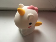 Lampka Nocna Jednorożec | Miękki Silikon | LED Różowa