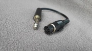 Adapter Unitra Jack 6,3 mm din 5 pin żeński 20 cm