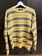 Vintage sweter Henry Cotton’s – 100% wełna dziewicza