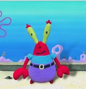 Szydełkowa zabawka “Mr.Krabs”