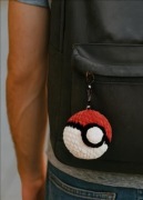 Piłka antystresowa z brelokiem Poke Ball