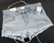 H&M Hot Pants denim spodenki szorty ripped r. 40 NOWE z metkami