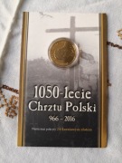 Moneta kolekcjonerska 1050 lecie Chrztu Polski