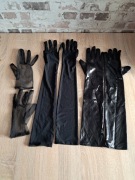Zestaw długich rękawiczek nylon, latex