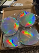 Holograficzne krążki dekoracyjne odblaskowe 50 szt.