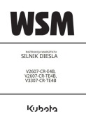 Instrukcja napraw silnik Kubota V 2607, V 3307 PL