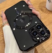 Modne etui do iPhone 15, 14 Plus 13, 12, 11 Pro Max  z osłoną obiektywu