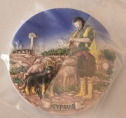 Magnes na lodówkę ceramiczny Cyprus Cypr Larnaka (4K)