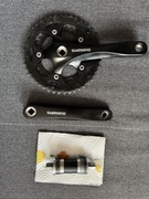 Mechanizm korbowy Shimano Claris FC-RS200 46-34T 170 mm kwadrat + Suport