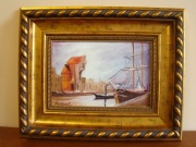 A.Sudak  Gdańsk w ramie 50 x 40cm.