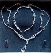 Komplet Ślubny SWAROVSKI srebro