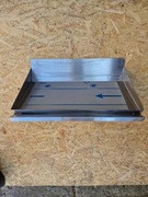 Półka metalowa ekspozycyjna regał haccp gastronomiczna spożywcza