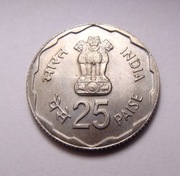 Indie 25 paisa 1980 Okolicznościowa! Bombaj PIĘKNA!
