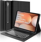 Etui z klawiaturą BT do Samsung Galaxy Tab S10 S9 S8 Ultra 14.6 cali czarne