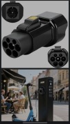 adapter typu 2 na Schuko do wszystkich popularnych pojazdów elektrycznych