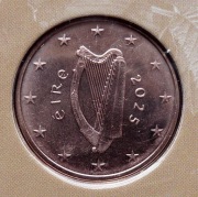 IRLANDIA 2025 5 CENTÓW UNC !!!!!!!!!!