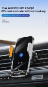 Uchwyt Ładowarka indukcyjna samochodowa automatyczna iPhone Android 