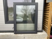 Okno PCV 120x155 nowe antracyt