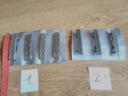 SPINKA SPINKI KLAMRY DO WŁOSÓW OKSYDOWANE METALOWE STALOWE