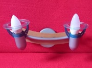 Lampa oświetlenie lustra, schodów, kuchni, kinkiet podwójny 