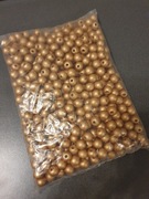 Kulki drewniane złote do makramy 15 mm ok 300 szt