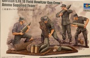 German s.FH 18 field Howitzer Gun Crew 