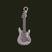 Brelok do Kluczy Srebrna Gitara