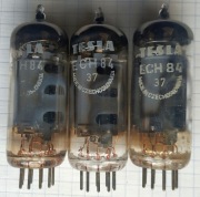 3 x lampy elektronowe ECH84 TESLA