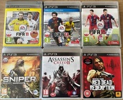 6 x PS3 - 3 x Fifa, Sniper, Red Dead, Assassin's