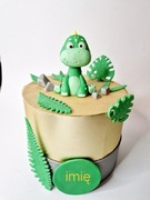 Figurka z masy cukrowej dinozaur zestaw