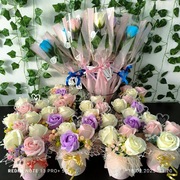 Róże kwiaty mydlane zapachowe 