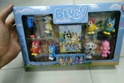 Zestaw  figurki i karta bluey dla dzieci 