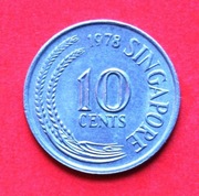 10 Centów  1978 r  -  Singapur  Konik morski     