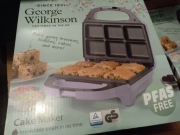 OPIEKACZ DO WYPIEKÓW CIASTEK 750W FIOLETOWY NIEPRZYWIERAJĄCA POWŁOKA