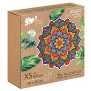 MILLIWOOD puzzle drewniane – Peace and harmony – Mandala radości – 100 el.