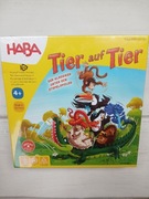 HABA Tier auf Tier gra planszowa dla dzieci drewniana 4+ Made in Germany