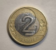 Moneta destrukt 2 zł 2009r