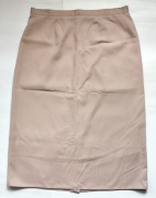 Beżowa spódnica Elegancka długa spódnica Rozmiar XL