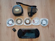 PSP e1004 + gry + ładowarka 