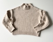Zara sweterek z dekoracyjnymi perełkami r. 9-10, 140cm